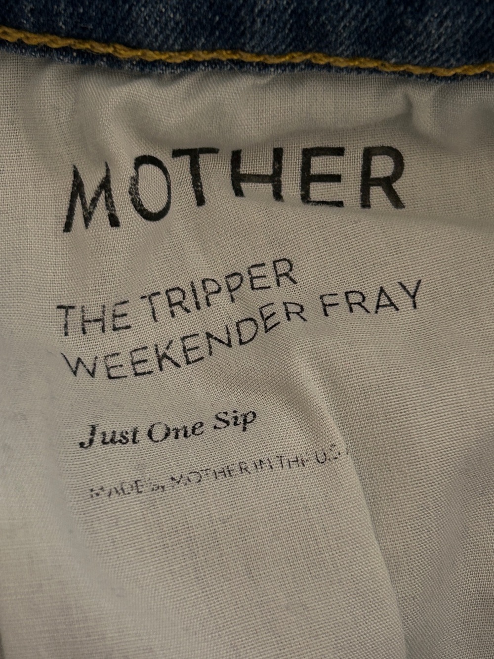MOTHER JEANS “THE TRIPPER WEEKENDER FRAY” - Picture 6 of 8